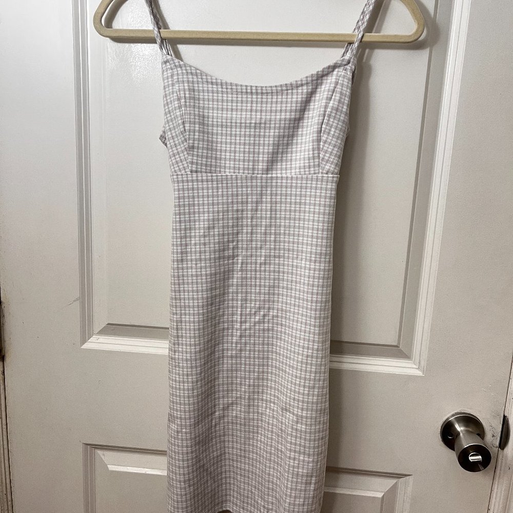 Brandy Melville Gingham Karla Dress (Pastel)